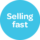 Selling fast