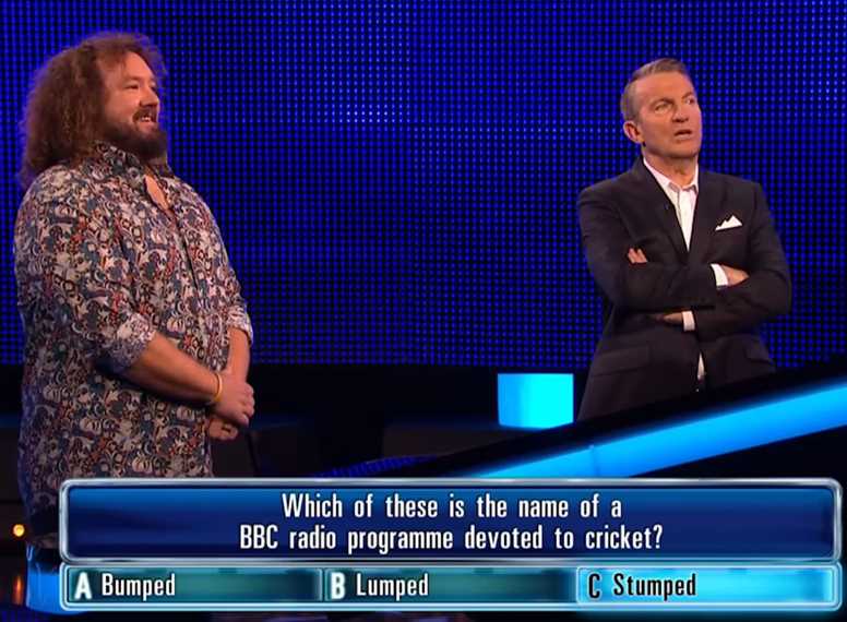 Adam Jones on The Chase supporting St David's Hospice Care