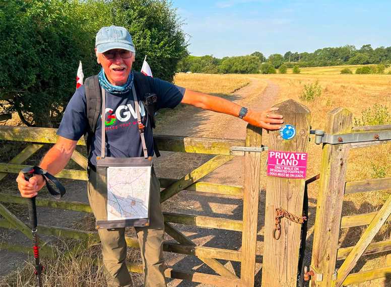 Welsh Grandad walks over 460 miles in support of cancer patients.