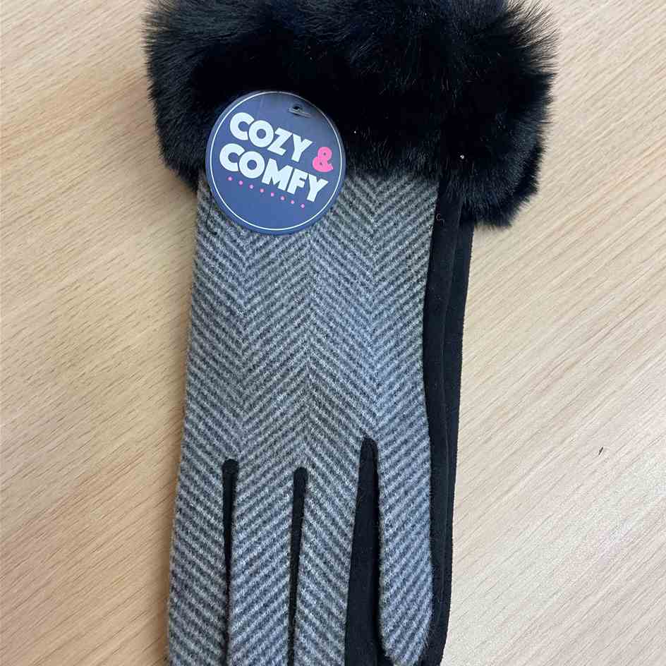 Black ladies gloves