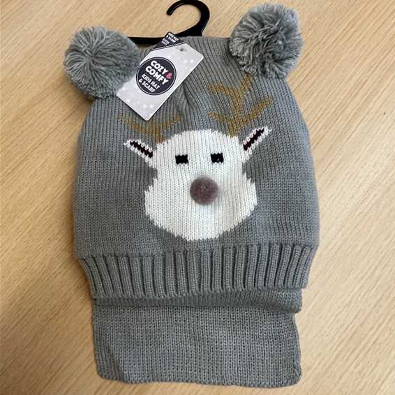 Grey Cozy & Comfy Children's Hat