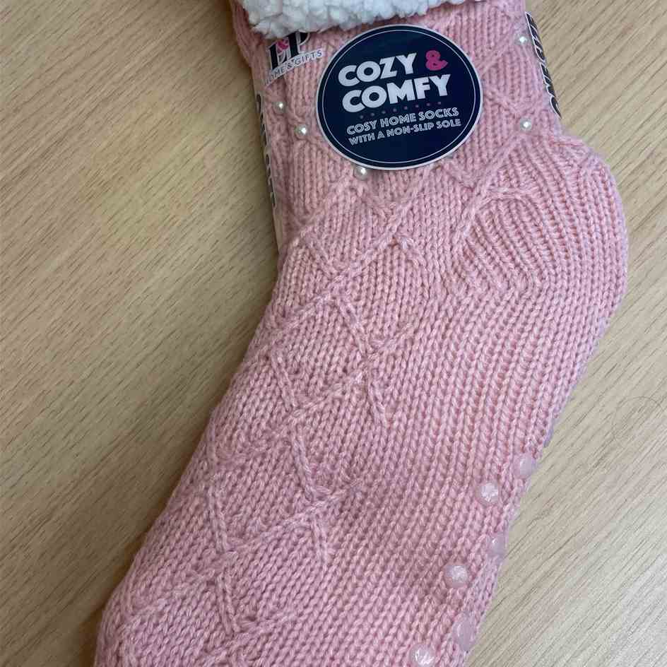 Pink Cozy & Comfy Socks