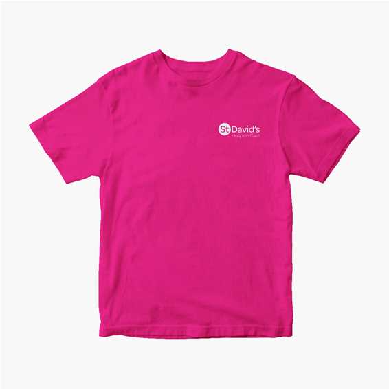 St David's Hospice Care T-shirt Pink