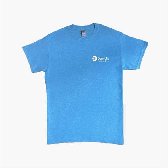 St David's Hospice Care T-shirt Blue